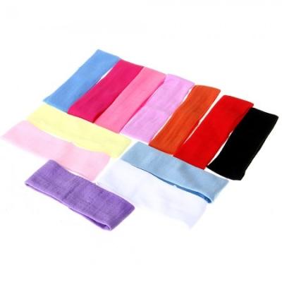 China European and American style 12 PCS ladies baby headband hair head band elastic stretchy sports for sale