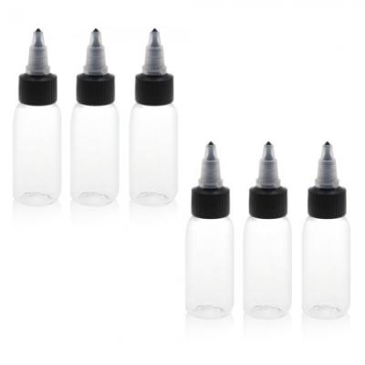 China Bottles 6pcs Ink Bottle Caps Plastic Cups Tattoo Supplies Kit Transparent 30ml for sale