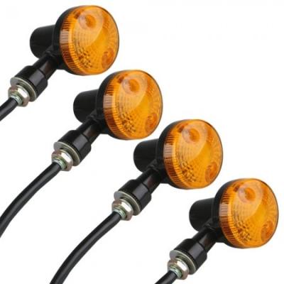 China 4 Pcs Motorcycle Amber Turn Signal Light Bulb Indicator 12V General Type for sale