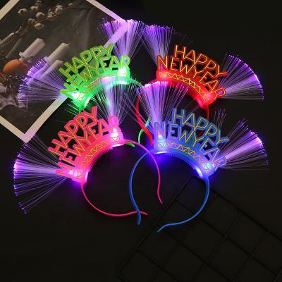 China New Fashional Happy New Year Hairpin Luminous Plastic Flash Toys for sale