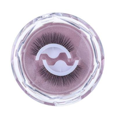 China Natural 2 Pairs in 1 Self Adhesive Eyelashes, Reusable Glueless Self Adhesive Eyelashes Easy to Put On Below 3 Dry Natural Fluffy for sale