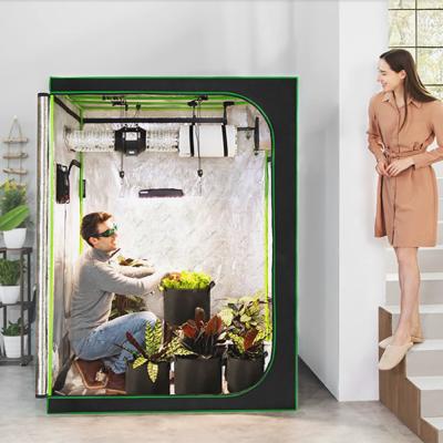 China Custom Aluminum Easily Assembled Hydroponic Indoor Outdoors Grow Tent Full Shelf Greenhouse for sale