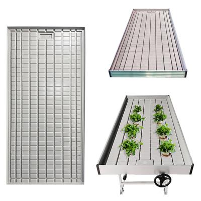 China Factory Custom Size Easily Assembled Adjustable Backflow Table For Greenhouse Rolling Table for sale