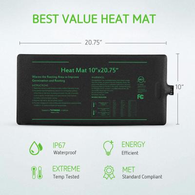 China sprouting & Durable Waterproof Heat Mat For Plant Seed Germination Seedling Propagation Custom Size With Dimmable Controller for sale