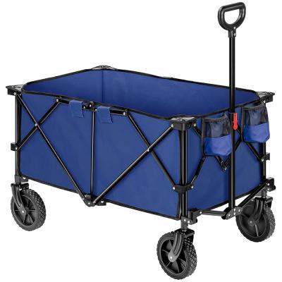 China Factory Modern Custom Foldable Cloth Folding Wagon Outdoor Camping Folding Cart for sale