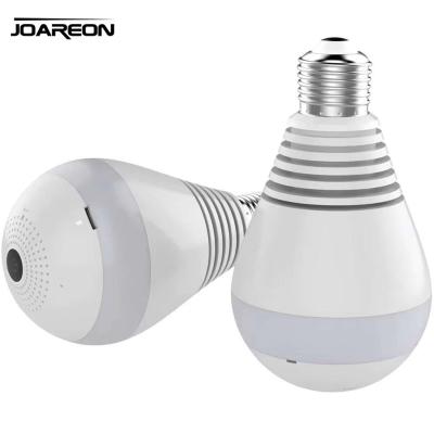 China Good Prices Bulb HD1080P Fisheye NIGHT VISION Panoramic Camera Two Ways Audio Wifi Lamp Camera for sale