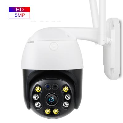 China NIGHT VISION Icsee 5.0MP HD Outdoor Waterproof Full Color Night Vision CCTV PTZ Wifi Camera for sale