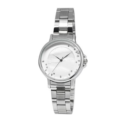 China Mexda Brand Fashion Design Silver Alloy Case Non-specific Japan Quartz Movement Mineral Glass Ladies Watches for sale