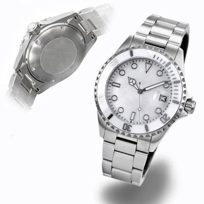 China Automatic Dial 10 Atmosphere Stainless Steel Waterproof Solid Aluminum Bezel Automatic Band BROOM Design Date Dive Mechanical Luxury Wrist Watch For Sale for sale