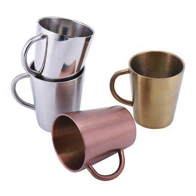 China 304 Stainless Steel Pint Mug Beer Mug Metal Drinking Cup Sustainable Drinking Mugs For Kindergarten Students for sale