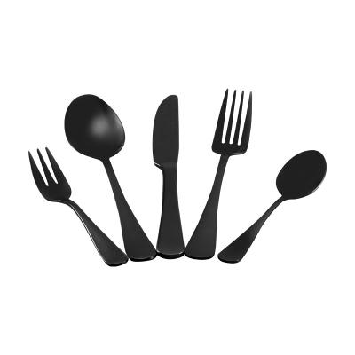 China Stylish Viable Rainbow Metal Dinnerware Set Of Cutlery To Wedding Home Stainless Steel Cutlery Set for sale