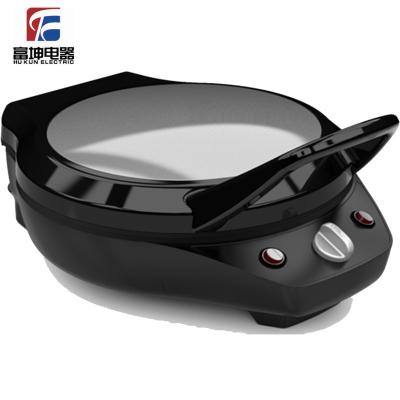 China Small household appliance electric grill 12 inch non stick pizza maker machine with extra deep pan 35mm for sale