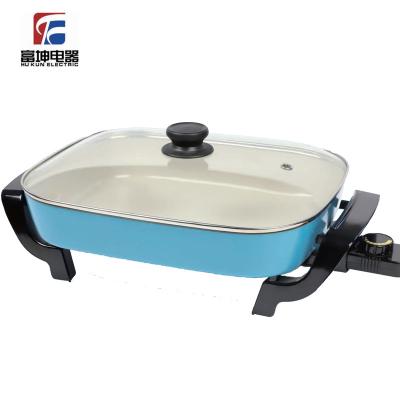 China Household Rectangle Electric Skillet Die Casting Aluminum Fryer Pans With Nonstick Coating FK 1031 for sale