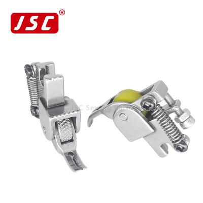 China Factory Wheel P363 Stainless Narrow Split Hinged Zipper Presser Foot Wheel For Single Needle Lockstitch Sewing Machine New Product for sale