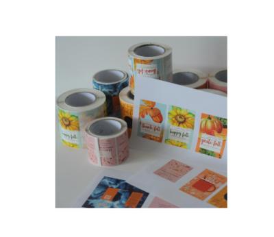 China Soft Customized High Quality Logo Printing Cheap Product Self Adhesive Label Printed Label Sticker for sale