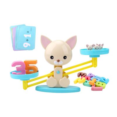 China Digital Addition Cat Girl Early Learning Balance Male Puppy Pig Pig Monkey Enlightenment Early Educational Kids Maths Small Digital Addition Measure To for sale