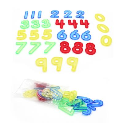 China Early Childhood Education Toys Educational Math Transparent Digital Building Blocks Early Learning Educational Toy for sale