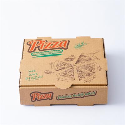 China Hot Selling Disposable Customized Colors And Shapes Pizza Packaging Box For Caterer Or Picnic And Party for sale