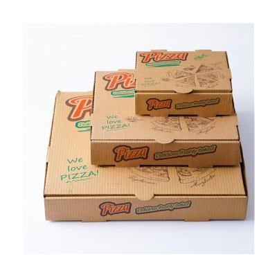 China Disposable High Quality Customized Colors And Shapes Pizza Packing Box For Caterer Or Picnic And Party for sale