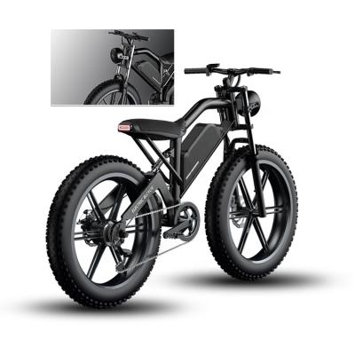 China Fat Tire 48v 500w 12.5ah 26*4.9 Aluminum Alloy Electric Mountain Bike ATV 2021 Bestselling Off-Road Snow Bike for sale