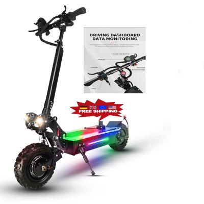 China USA Warehouse Unisex Fast Shipping Stock Off Road Best Price 60v 5600w 27ah Dual Motor Electric Scooter for sale