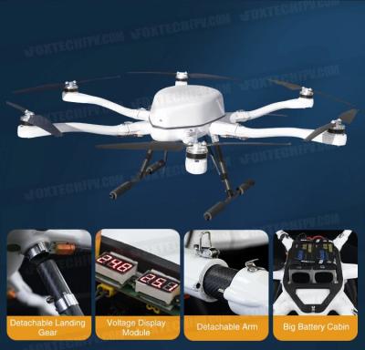 China 20M/S Hexacopter Agrícola UAV Drone 3 Ejes Gimbal ODM en venta