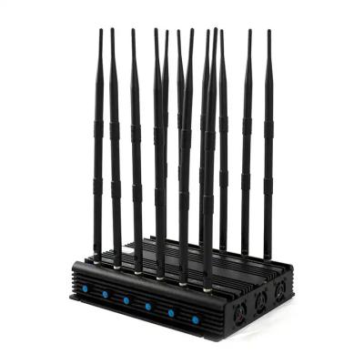 China 3G 4G GPRS GSM Desktop Jammer Bloqueador GPS de mão 80dB à venda