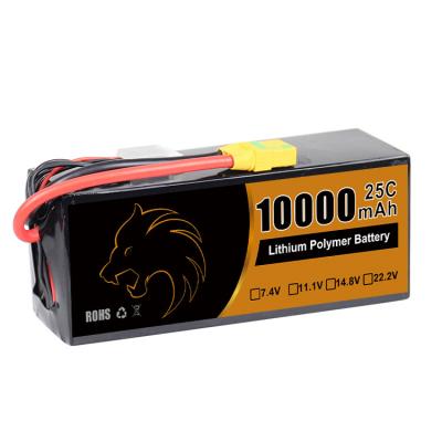 China 22.2V 6S 10000mAh 25C UAV-Drohnenbatterie 6S RC Lipo-Batterien für UAV-Drohnen Landwirtschaftliche Batterie zu verkaufen