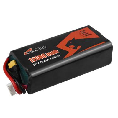 China 22.2V 12600mAh FPV Drone Lipo Battery EC5/EC3 XT60/XT90-S Connector for sale