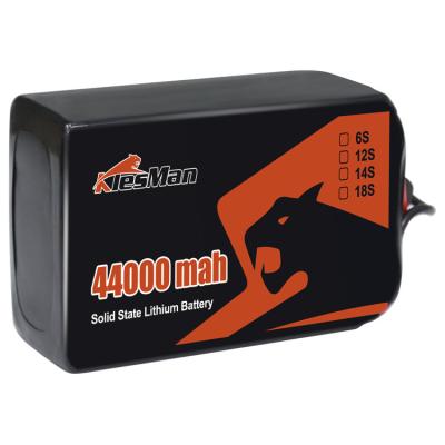 中国 固体型ドローンバッテリー 44000mAh 22.2V 6S LiPO バッテリー 爆発 10C 大荷重マルチローター FPV ドローン ヘクサコプター オクトコプター 販売のため