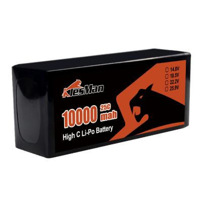 China 8S1P 30.4V 10000mAh 25C FPV UAV Drone Lipo Battery for 13-15inch Quadcopter for sale