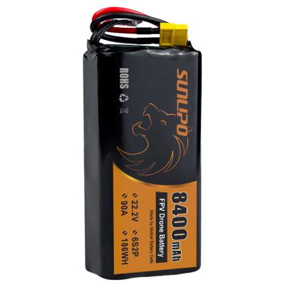 China 22.2V 6S2P P42A Batteriepaket Molikel 8400mah Fpv Batterie 21700 Niedrigtemperatur für 7 Zoll 10 Zoll FPV Drohne zu verkaufen