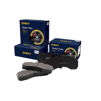 China Semi Metallic Heavy Duty CV Truck Brake Pad With E-Mark R90 For Knorr-Bremse WVA29165 for sale