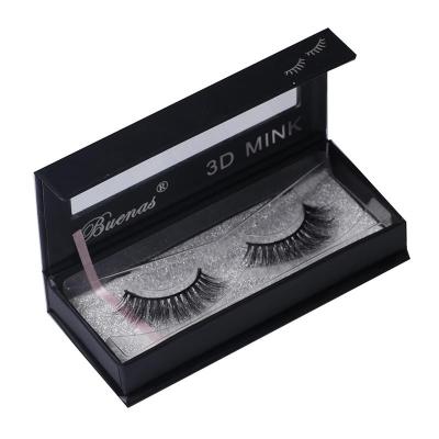 China New Dramatic Fluffy Packaging 3D Mink Fur False Eyelash Eyelashes Free Sample 22Mm 25Mm Natural Custom Long Strands for sale