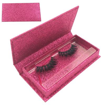 China Long Natural 5 D Mink Curl Strip Eyelash Wholesale 25Mm Siberian Mink False Eyelashes With Box for sale