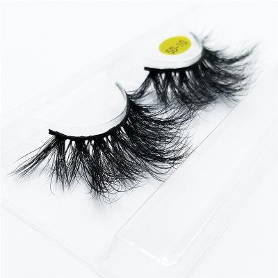 China Long 2022 Newest 25Mm Natural Mink False Eyelashes Mink Eyelash Thick Long Extension 100% 5D Mink Lashes for sale