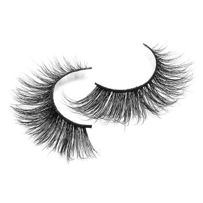 China Long Faux 10Mm-15Mm Natural Loose Silk Mink Eyelashes 3D Mink Hair Eyelash With Packaging for sale