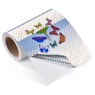 China Waterproof Printable Vinyl Sticker PET Film Vinyl Inkjet Holographic Sticker Paper for sale