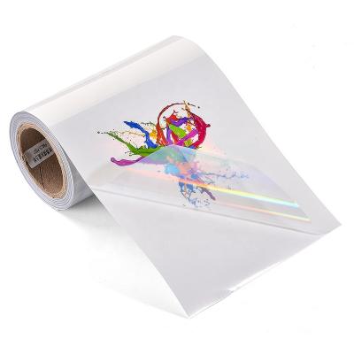 China Waterproof Holographic Printable Vinyl A4 A3 Size Rainbow Self Adhesive Vinyl Sticker Paper for Laser and Inkjet Printer for sale