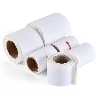 China Wholesale Matt White Self Adhesive A4 Waterproof Label Sticker PP Sticker Rolls Waterproof Synthetic Paper Rolls for sale