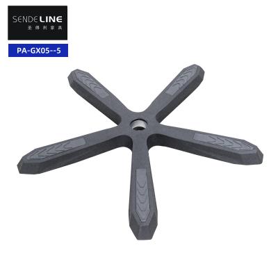 China Dia 750mm Silla de oficina Base giratoria Piernas de pie de plástico de cinco estrellas Bifma 1136KG en venta