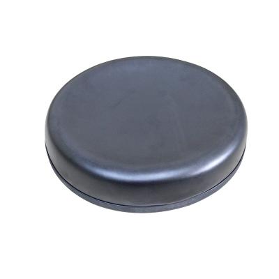 China Roundness 330mm Diameter 70mm Thick Black PU Chair Cushion Pad For  Bar Chair Cushions for sale