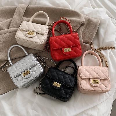 China Famous Ladies Mini Hand Bags Cute Designer Brand Fashion Chain Small Women Purse Portable Handbags Top Handle for sale