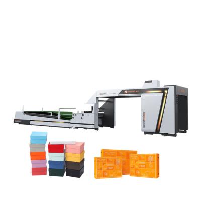 China High Speed ​​Automatic Food Board Flute Board Machine Corrugated Cardboard Laminating Laminator For Box Making for sale