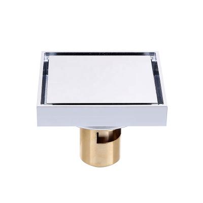 China Modern square floor waste brass kitchen for sale