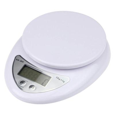 China Weight Measuring 5kg/1g Kitchen Tool Kitchen Measuring Scale Digital LED Accurate Electronic Food Weight Kitchen Scale for sale