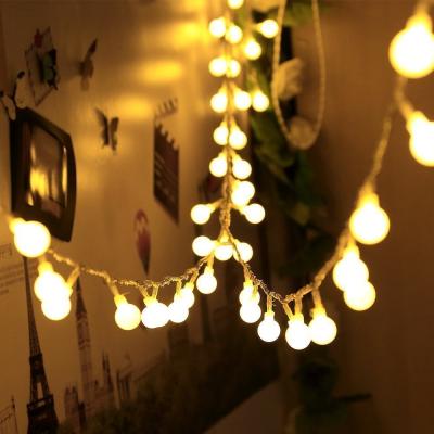 China Holiday Lighting Fairy LED String Lights Bubble Ball Lamp Holiday Lighting Indoor USB Battery Garland For Christmas Wedding Decoration for sale