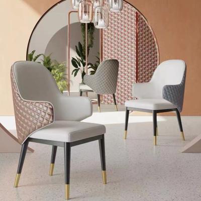 China Dining Chair China Factory Wholesale Cheap Price Colors Optional Living Room Furniture Comfortable Leather Leisure Chair for sale