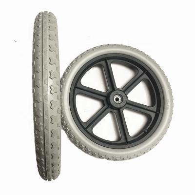 중국 Hotels Marathon Same Type 16x1.95 Flatless Plastic Rim Wheel For Tool Cart Trailer 판매용