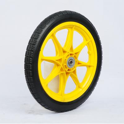 China Hand truck wheel of children's bicycles type solid wheels Toy Wheels electric equipped with high load capacity PU foam tire Te koop